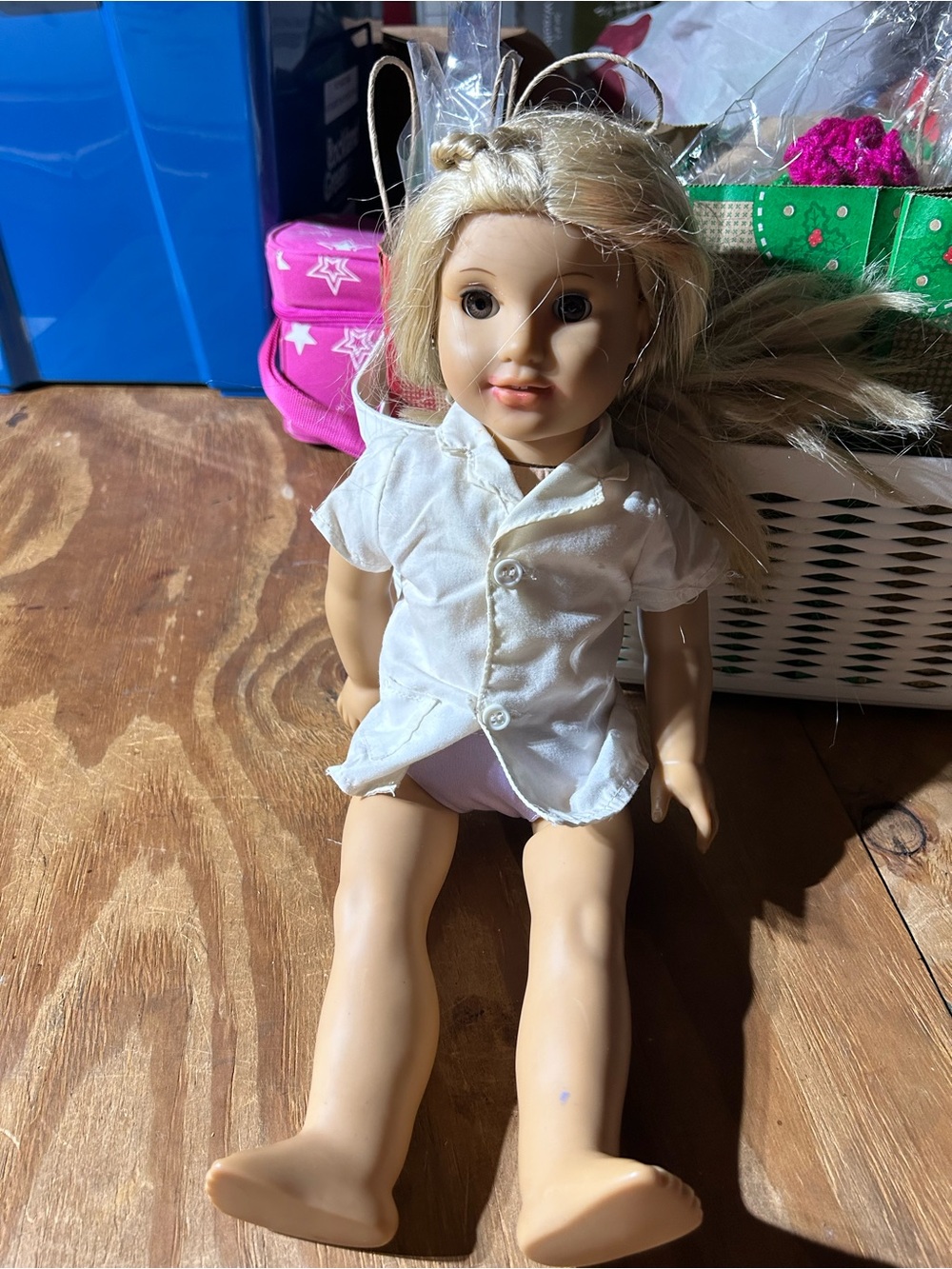American Girl Blonde Doll 18”